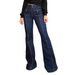 Women's Clothing Retro High-Waisted Women's Flared Jeans Slimming Elegant Trousers For Formal And Casual Wear Spring Summer Style_mkmklike.com