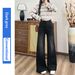 Jiawei 2025 Autumn Stretchy Flared For Women, Vintage Washed Jeans, New Women's Jeans_mkmklike.com