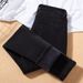 New Winter 2025 Women's High-Waisted Slim-Fit Thickened Warm Stretch Denim Pants With Fleece Lining For Outdoor Wear_mkmklike.com