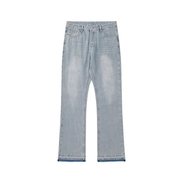 Men's Clothing New Men's Casual Straight Jeans Boyfriend Style Stacked Denim Trousers Four Seasons Trendy Youth_mkmklike.com