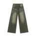 EF JEANS | 2024 New Product, American High Street Retro Old Straight Wide-leg Pants Mopping Jeans Trendy Man_mkmklike.com