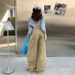 Wholesale American Retro Women's Jeans With A Unique Design, Patchwork Khaki Loose Wide-leg Straight Pants_mkmklike.com