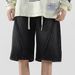 Men's Clothing Men's Style Distressed Retro Washed Denim Shorts Summer Thin Loose Wide Leg Five Point Pants_mkmklike.com