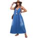 K Elegant Deep V-sleeveless Dress For Women's Clothing_mkmklike.com