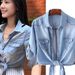 Women's Denim Shirt, Korean Style, Loose Fit, Hides Body Imperfections, Casual And Stylish, Short Length, Suitable All_mkmklike.com