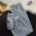 Men's Straight Leg Jeans Trendy Hong Kong Style Casual Midweight Wide Leg Pants mid Waist Loose Fit for Spring And Autumn_mkmklike.com