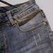 Men's Washed Workwear Denim Shorts Mid-Length Loose Straight Sports Pants Summer Thin Blue Low Waist Versatile American Street_mkmklike.com