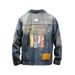 American Printed Denim For Men In Spring Autumn , New Loose And Trendy Top, Washed Workwear Jacket_mkmklike.com
