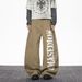 Trendy American Style Letter Print Jeans For Men - Hip Hop Streetwear Straight Leg Denim Pants (S-3XL)_mkmklike.com