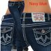 Women's Mid-Rise Stretch Denim Jeans – Thick Thread Embroidery & Comfort Fit (S-2XL, Dark/Light Blue)_mkmklike.com