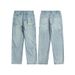 American Style Ditreed Jean For Men And Women, Wahed Vintage Looe Wide-Leg Straight Trendy High Street_mkmklike.com