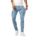 Men's Overalls Casual Pants Men's Denim Jeans Men's Multi Pocket Pants Work Pants_mkmklike.com