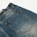 Washed Vintage Denim Punk Street Style Loose Casual Straight Men's Versatile Cargo Dad Pants_mkmklike.com
