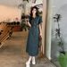 Waist Cinched Denim Dress For Women, Summer New Style, French Luxury, Small Stature, Temperament, Long Skirt_mkmklike.com