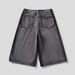 Men's Washed Distressed Cropped Denim Shorts Loose Wide Leg Pants Summer Style American Street Retro Design_mkmklike.com
