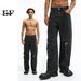 EF JEANS | 2023 European And American Street Multi-pocket Splicing Design Wide-leg Tooling Denim Trousers Straight Versatile_mkmklike.com