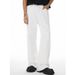 Men's Clothing Men's White Wide-Leg Jeans - Korean Style Straight Fit Denim Pants (White, S-3XL) Fashion Trends_mkmklike.com