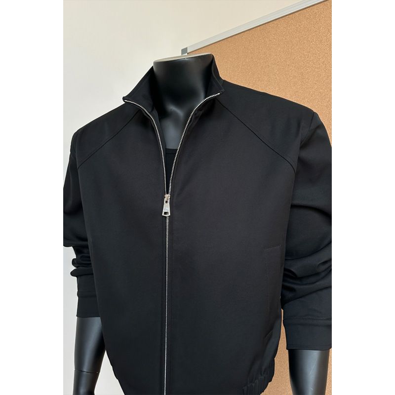 Cleanfit Deconstructed Three-proof For Men, Spring Trendy American-style Short Workwear Jacket With Stand-up Collar,_mkmklike.com