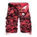 Men's Clothing Casual Camouflage Multi Color Work Shorts Large Size Multi Pocket Five Point Pants_mkmklike.com
