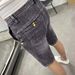 Men's Clothing Men's Summer Denim Shorts Elastic Waist Straight Fit Breeches With Drawstring Thin Slim Fit Pants_mkmklike.com