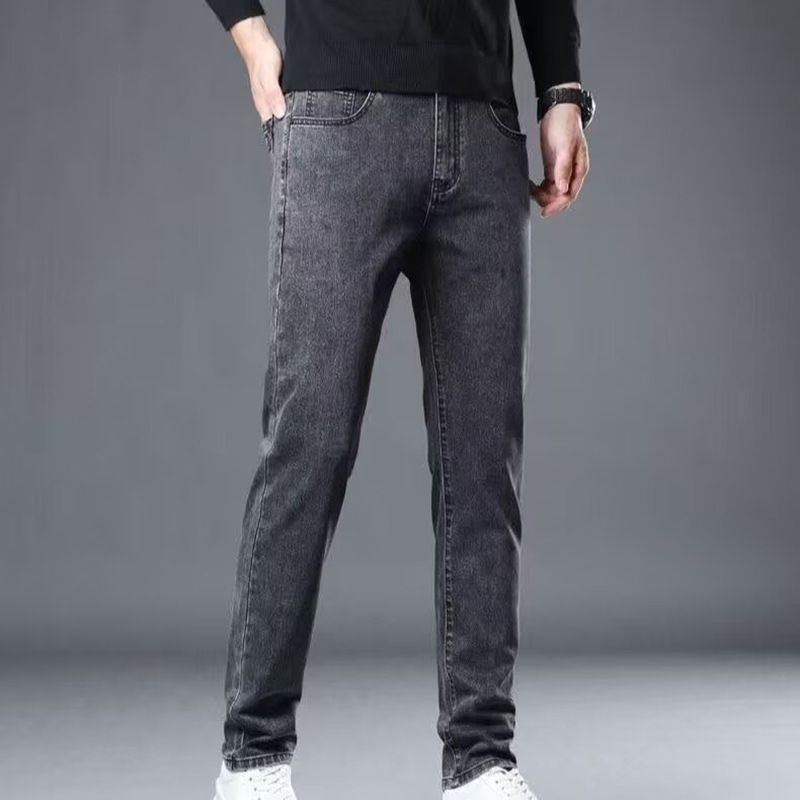 Men's Stretch Slim Fit Skinny Jeans Summer Autumn Jeans Factory Denim_mkmklike.com