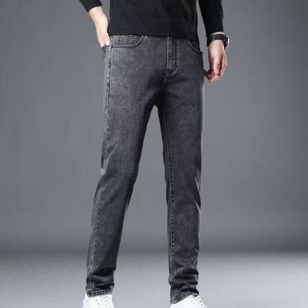 Men's Stretch Slim Fit Skinny Jeans Summer Autumn Jeans Factory Denim_mkmklike.com