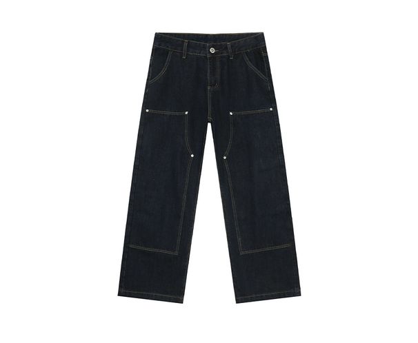 EF JEANS | 2025 Spring New American Simple Wind Deconstruction Washing Tooling Jeans Daily Leisure_mkmklike.com