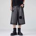 Men's Trendy Distressed Jeans Summer Washed Capri Pants Relaxed Stylish Artistic Fashionable Casual Denim Shorts_mkmklike.com