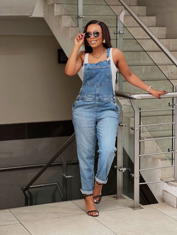 Women's High Waist Jumpsuit Loose Fashion Casual Straight Independent Store_mkmklike.com
