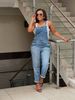 Women's High Waist Jumpsuit Loose Fashion Casual Straight Independent Store_mkmklike.com