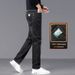 Thickened Jeans Men's Slim-Fit Straight Casual Elastic Pants Men's Pants_mkmklike.com