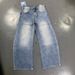Men's Clothing Vintage Washed Distressed Straight-Leg Jeans For Men - Cleanfit High Street Style With Subtle Flare & Premium Cotton Fabric_mkmklike.com