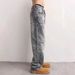 Hme Men's Relaxed Straight Fit Casual Denim Pants Distressed Ripped Jeans Vintage Wash S-XXXL_mkmklike.com