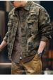 Spring And Autumn American Retro Camouflage Denim Jacket Men's Handsome Trend Versatile Outdoor Tactical Casual Tooling Jacket_mkmklike.com