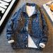 Men's Clothing Heavy Industry Full Print Jacquard Denim Jacket Spring And Autumn Handsome Casual Jacket_mkmklike.com