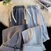 Men's Clothing Retro Style Loose Straight Leg Jeans Thin Summer Trendy Casual Pants With Elastic Waistband New_mkmklike.com