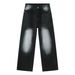 EF JEANS | 2023 Retro Washed Jeans Trendy Brand Versatile Loose And Thin Straight Casual Wide-leg Trousers_mkmklike.com