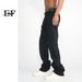 EF Denim | 2023 New Product, Black Straight Tube Personalized Trouser Leg Zipper Jeans Simple Versatile Casual Pants Men_mkmklike.com