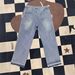 Men's Clothing Men's Jean2026 Rhinestone Washed Blue Denim_mkmklike.com
