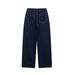 K Women's Fashion Casual Suit With Elegant Temperament, Waist Strap, Cinched Waist, Lapel, Denim Suit_mkmklike.com