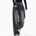 High-Waisted Loose Fit Jeans – Vintage Washed Denim For Effortless Street Style_mkmklike.com