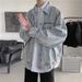 Loom Men's Denim Jacket 2024 New Stylish Loose Trendy Brand Student Coat Korean Version Spring Autumn Casual Top_mkmklike.com