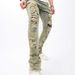 Men's Stretch Slim Fit Vintage Distressed Jeans - Retro Washed Denim Pants With Tapered Leg & Mid-Rise Waist (Color 909, Xs-Xxl)_mkmklike.com