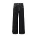 Nordmann Muqiu Clothing | Winter Warm Thickened Flocked Original Color Jeans Men's Commuter Loose Straight Wide-Leg Pants_mkmklike.com