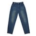 Retro Washed Denim Culottes For Women – Relaxed Harem Pants With Button Detail (S-XXL)_mkmklike.com