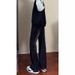 Men's Washed Black Patchwork Slimming Jeans American High Street Style Trendy Cool Slightly Flared Jeans_mkmklike.com