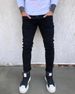 Fit Stretch Jeans For Men & Teens - Comfortable Straight Leg Denim Pants With Classic Black Wash (Sizes 28-40)_mkmklike.com