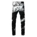 for Mens Fashion Mens Designer Splicing Jeans Ripped Denim Pants Hip Hop Distressed Men Women Trousers Black Jeans 088_mkmklike.com