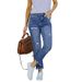 Women's Clothing High Stretch Small Feet Denim Trousers_mkmklike.com