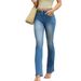 Slim Fit Long Pants For Women Stretchy Multi-Color Flared Jeans Washed Denim Relaxed Everyday Wear Versatile Comfortable Feshion Trend_mkmklike.com